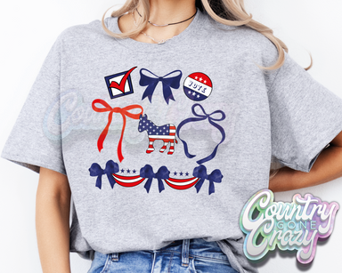 Democrat Coquette - T-Shirt-Country Gone Crazy-Country Gone Crazy