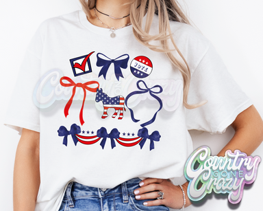 Democrat Coquette - T-Shirt-Country Gone Crazy-Country Gone Crazy