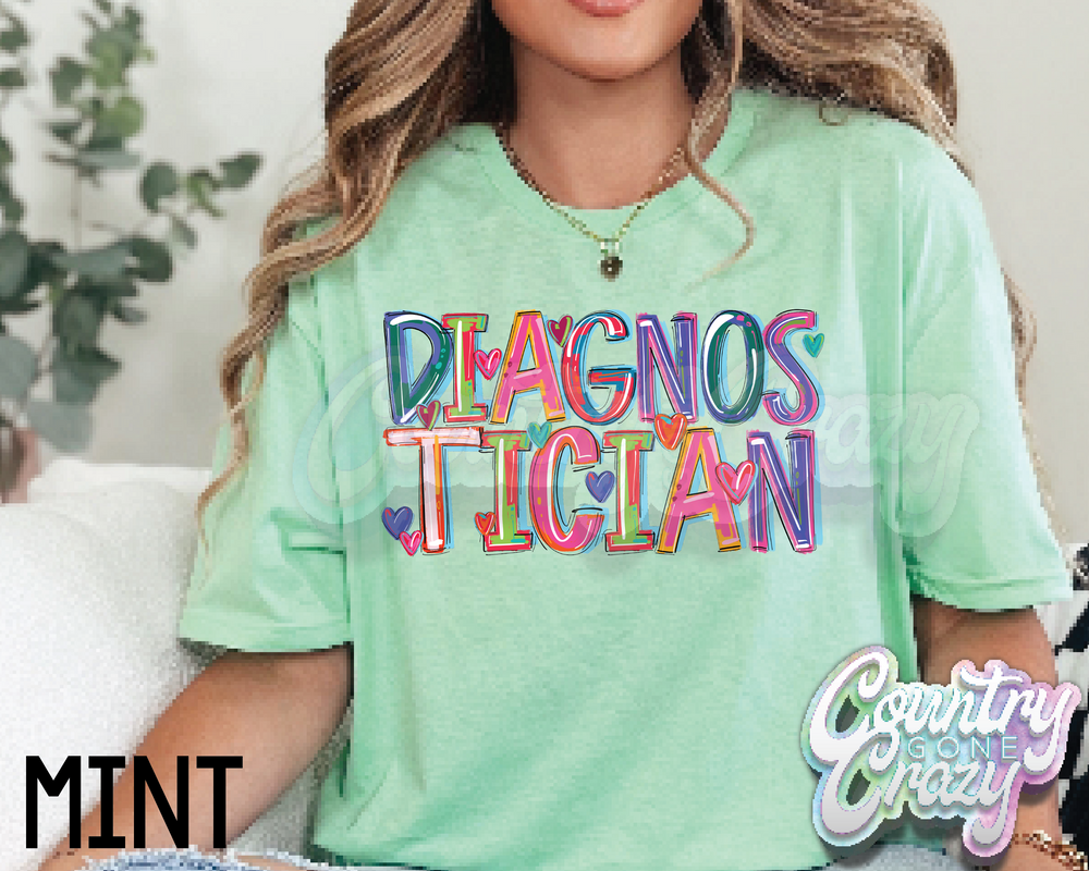 DIAGNOSTICIAN • Splash • T-Shirt-Country Gone Crazy-Country Gone Crazy