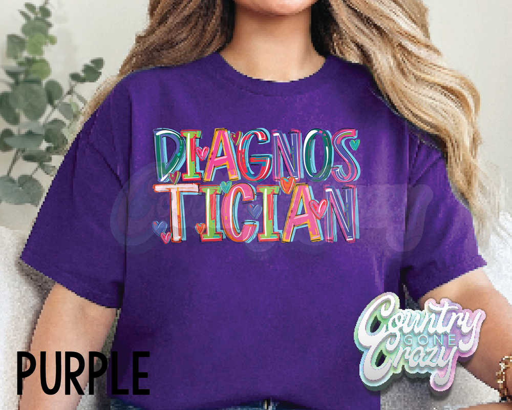 DIAGNOSTICIAN • Splash • T-Shirt-Country Gone Crazy-Country Gone Crazy