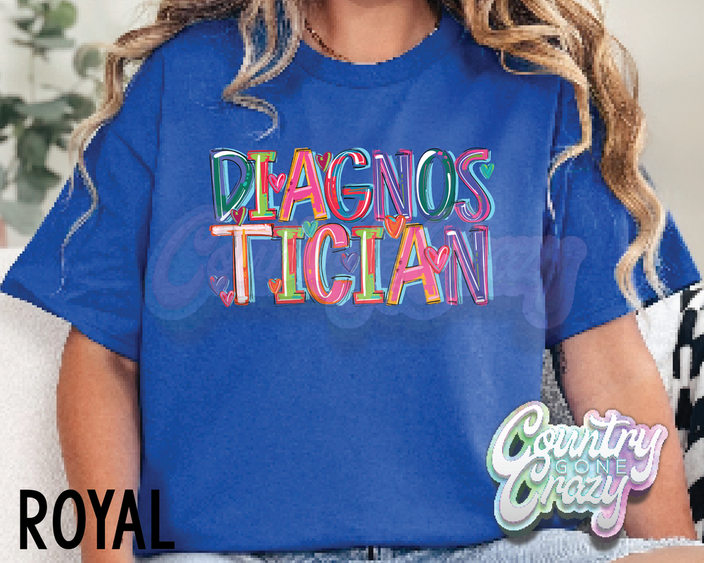 DIAGNOSTICIAN • Splash • T-Shirt-Country Gone Crazy-Country Gone Crazy