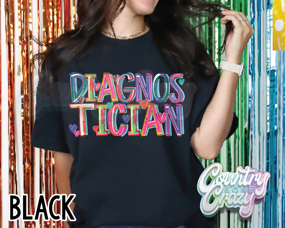 DIAGNOSTICIAN • Splash • T-Shirt-Country Gone Crazy-Country Gone Crazy