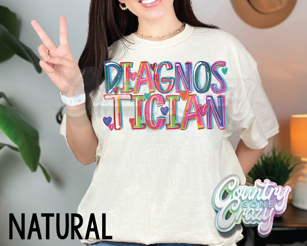 DIAGNOSTICIAN • Splash • T-Shirt-Country Gone Crazy-Country Gone Crazy