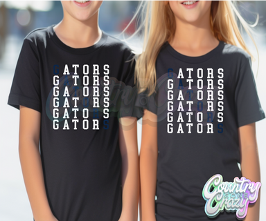 Gators • Royal • Stacked T-Shirt-Country Gone Crazy-Country Gone Crazy