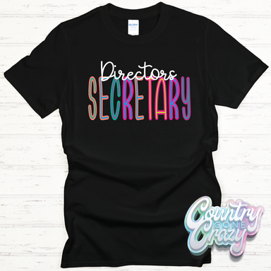 Director's Secretary Bright T-Shirt-Country Gone Crazy-Country Gone Crazy