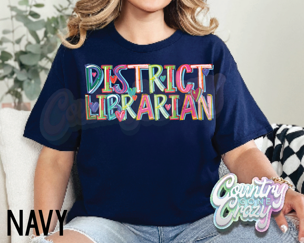 DISTRICT LIBRARIAN • Splash • T-Shirt-Country Gone Crazy-Country Gone Crazy