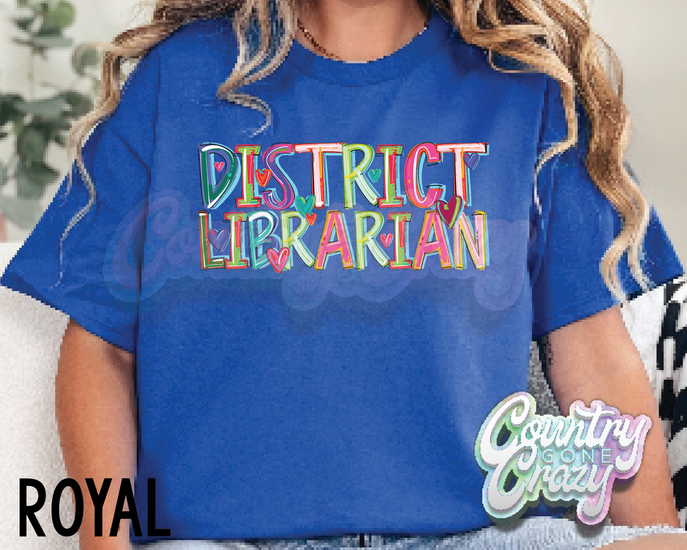 DISTRICT LIBRARIAN • Splash • T-Shirt-Country Gone Crazy-Country Gone Crazy