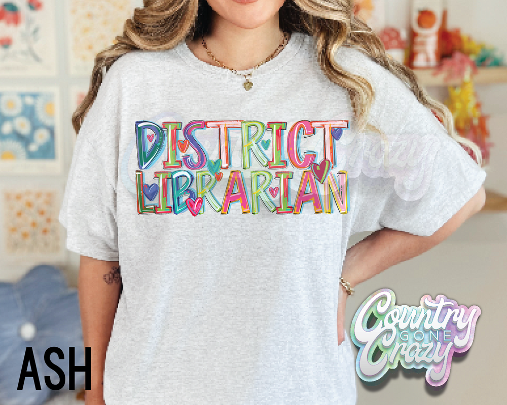 DISTRICT LIBRARIAN • Splash • T-Shirt-Country Gone Crazy-Country Gone Crazy