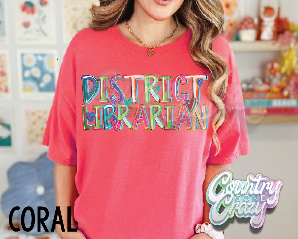 DISTRICT LIBRARIAN • Splash • T-Shirt-Country Gone Crazy-Country Gone Crazy