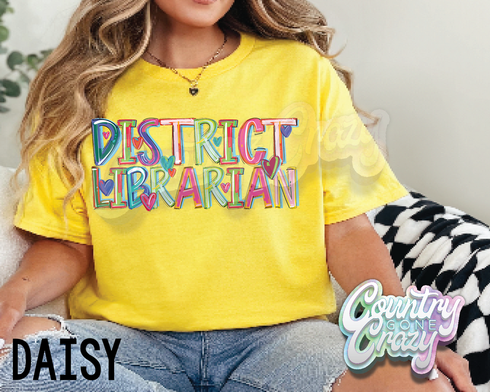 DISTRICT LIBRARIAN • Splash • T-Shirt-Country Gone Crazy-Country Gone Crazy
