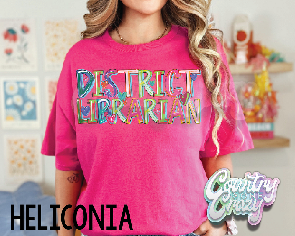 DISTRICT LIBRARIAN • Splash • T-Shirt-Country Gone Crazy-Country Gone Crazy
