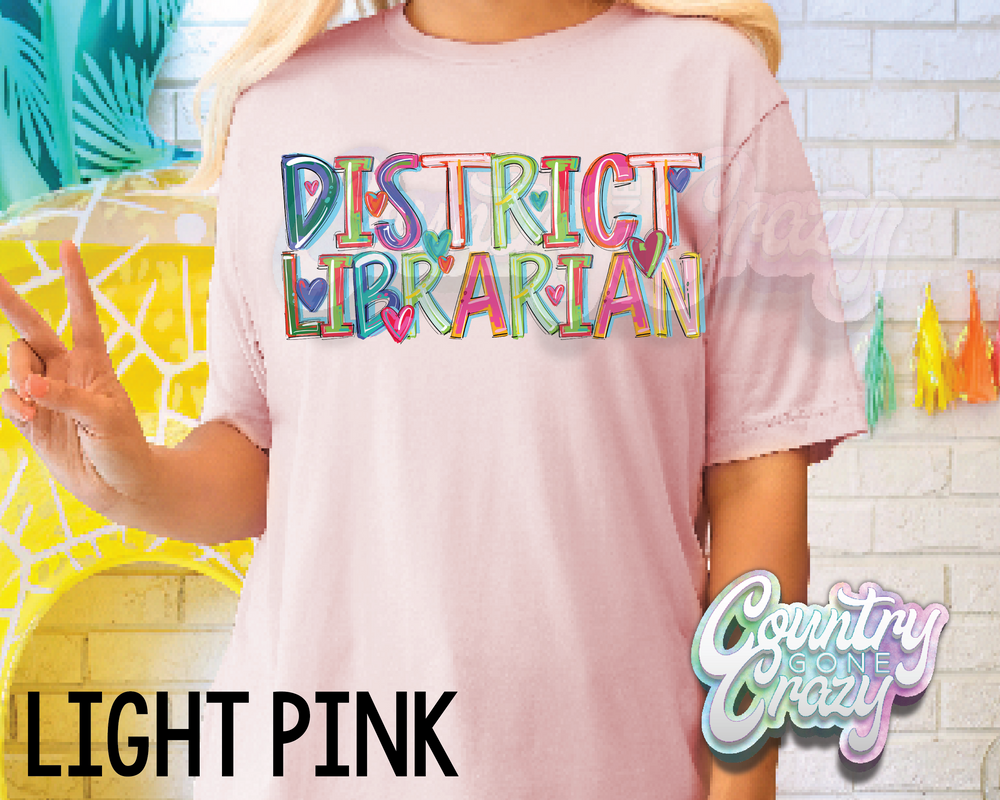 DISTRICT LIBRARIAN • Splash • T-Shirt-Country Gone Crazy-Country Gone Crazy