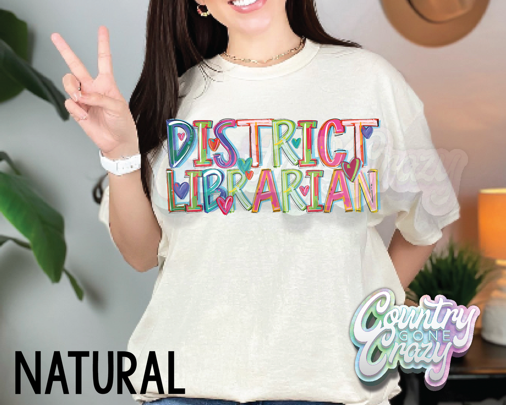 DISTRICT LIBRARIAN • Splash • T-Shirt-Country Gone Crazy-Country Gone Crazy