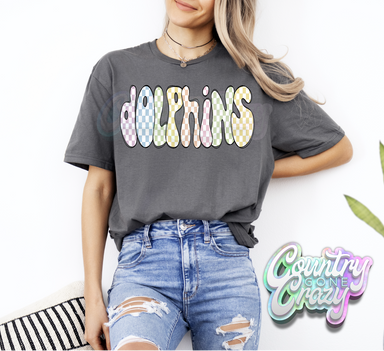 DOLPHINS ▪️ CHECKY ▪️ T-Shirt-Country Gone Crazy-Country Gone Crazy