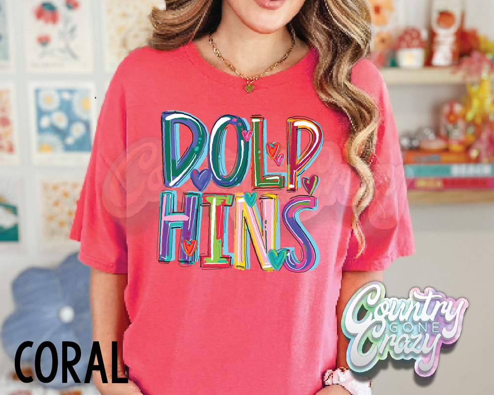 Dolphins • Splash • T-Shirt-Country Gone Crazy-Country Gone Crazy