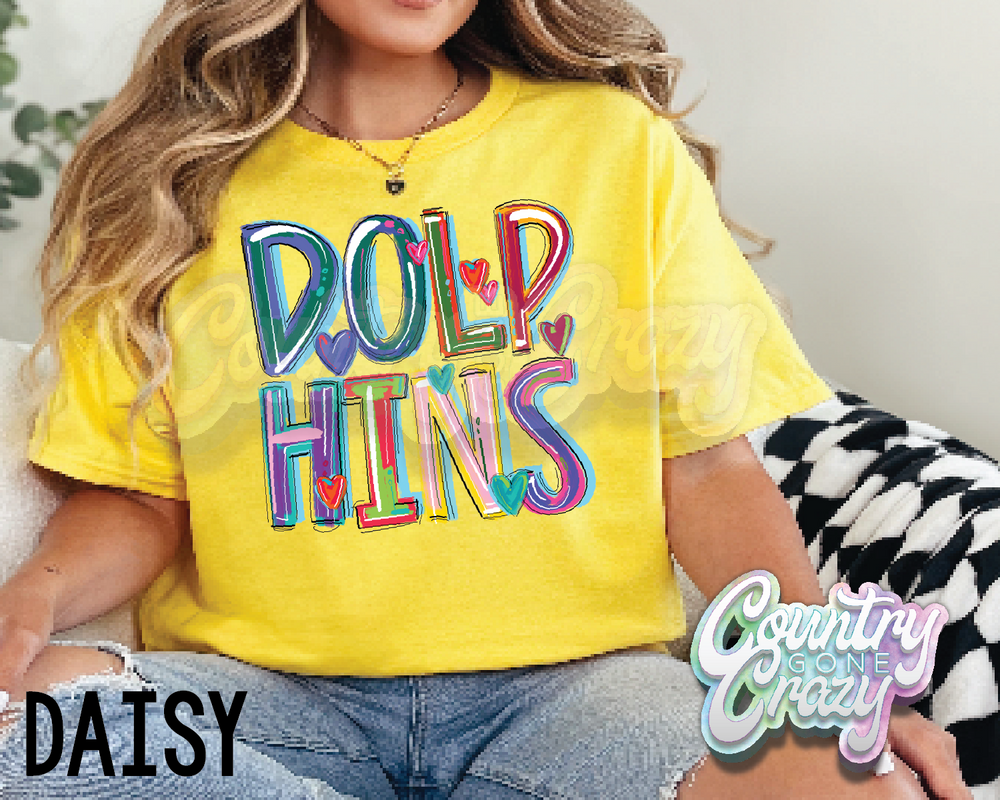 Dolphins • Splash • T-Shirt-Country Gone Crazy-Country Gone Crazy