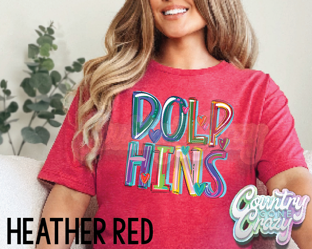 Dolphins • Splash • T-Shirt-Country Gone Crazy-Country Gone Crazy