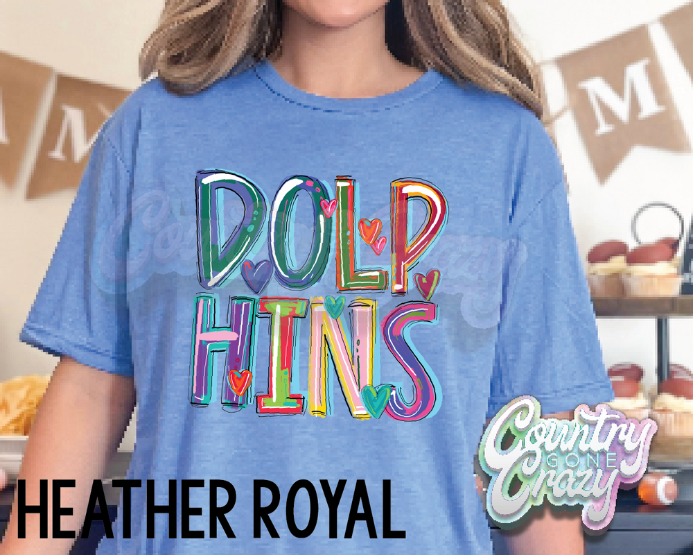 Dolphins • Splash • T-Shirt-Country Gone Crazy-Country Gone Crazy