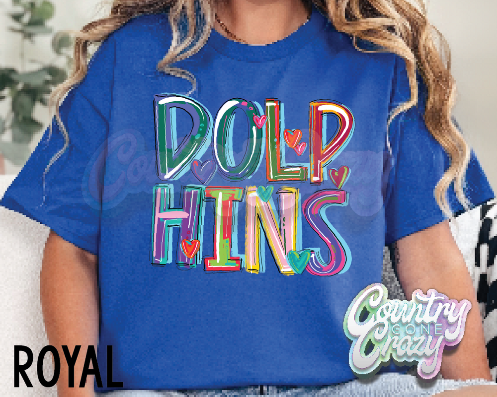 Dolphins • Splash • T-Shirt-Country Gone Crazy-Country Gone Crazy