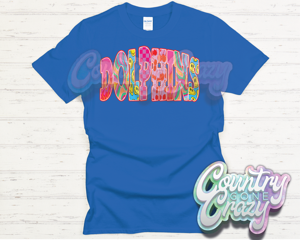 DOLPHINS // GOOD VIBES // T-Shirt-Country Gone Crazy-Country Gone Crazy