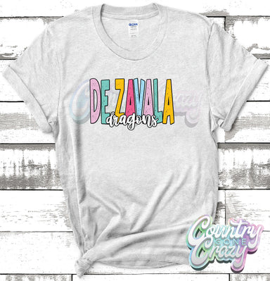 De Zavala Dragons Playful T-Shirt-Country Gone Crazy-Country Gone Crazy