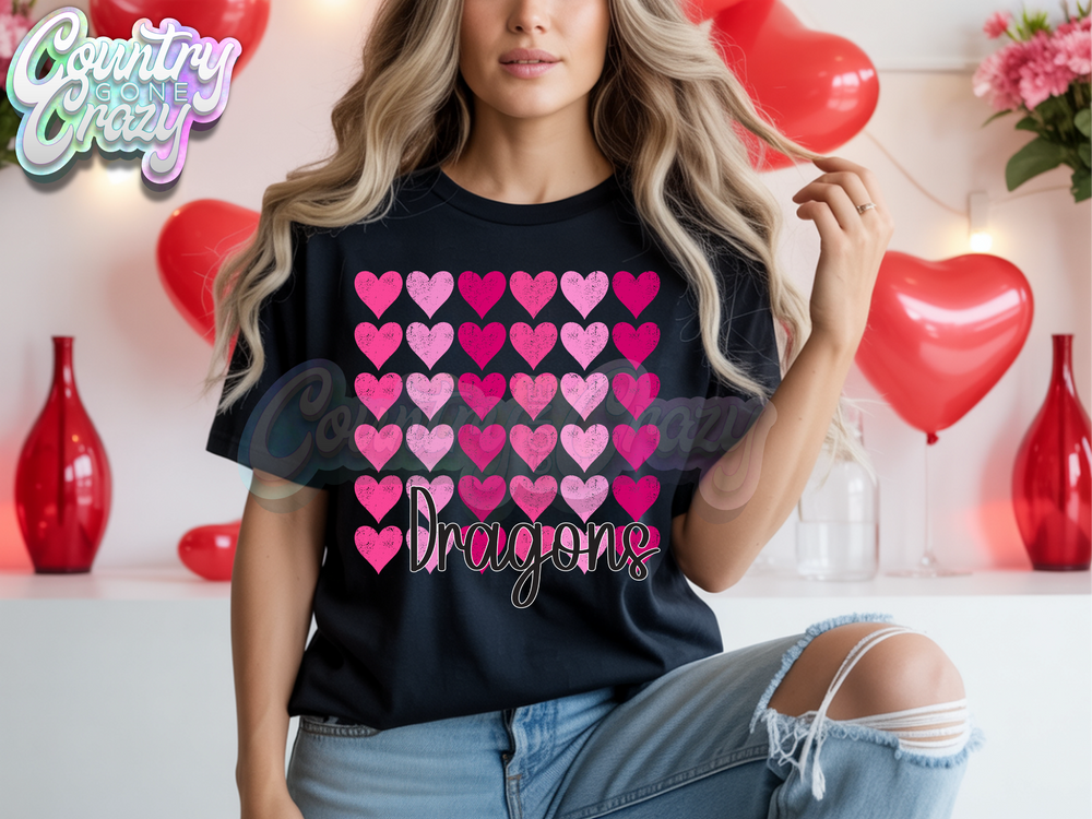 DRAGONS - LOVE STRUCK - T-SHIRT-Country Gone Crazy-Country Gone Crazy