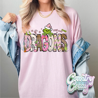 Dragons - Pink Grinch - T-Shirt-Country Gone Crazy-Country Gone Crazy