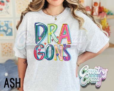 Dragons • Splash • T-Shirt-Country Gone Crazy-Country Gone Crazy