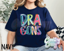 Dragons • Splash • T-Shirt-Country Gone Crazy-Country Gone Crazy