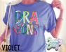 Dragons • Splash • T-Shirt-Country Gone Crazy-Country Gone Crazy