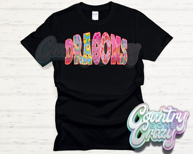 DRAGONS // GOOD VIBES // T-Shirt-Country Gone Crazy-Country Gone Crazy