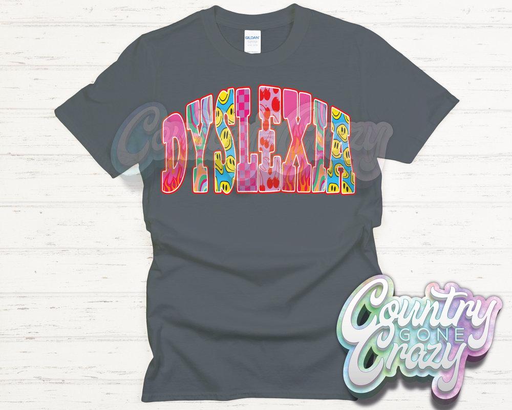 DYSLEXIA // GOOD VIBES // T-Shirt-Country Gone Crazy-Country Gone Crazy