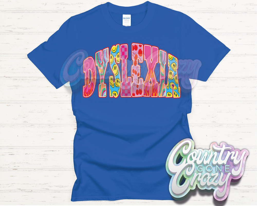 DYSLEXIA // GOOD VIBES // T-Shirt-Country Gone Crazy-Country Gone Crazy