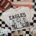 Eagles ~ Letterman ~ Natural T-Shirt-Country Gone Crazy-Country Gone Crazy