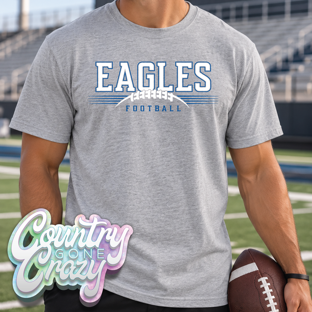 Eagles Football - Sport Grey T-Shirt-Country Gone Crazy-Country Gone Crazy