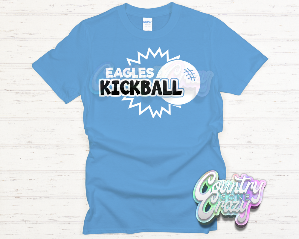 Eagles Kickball T-Shirt-Country Gone Crazy-Country Gone Crazy