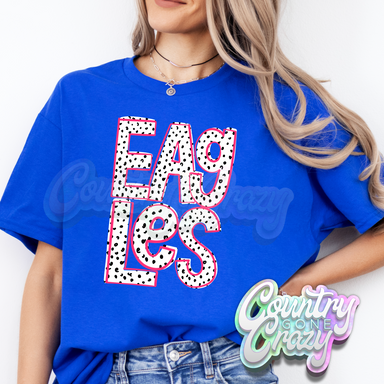 Eagles •• PINK Dottie •• T-Shirt-Country Gone Crazy-Country Gone Crazy