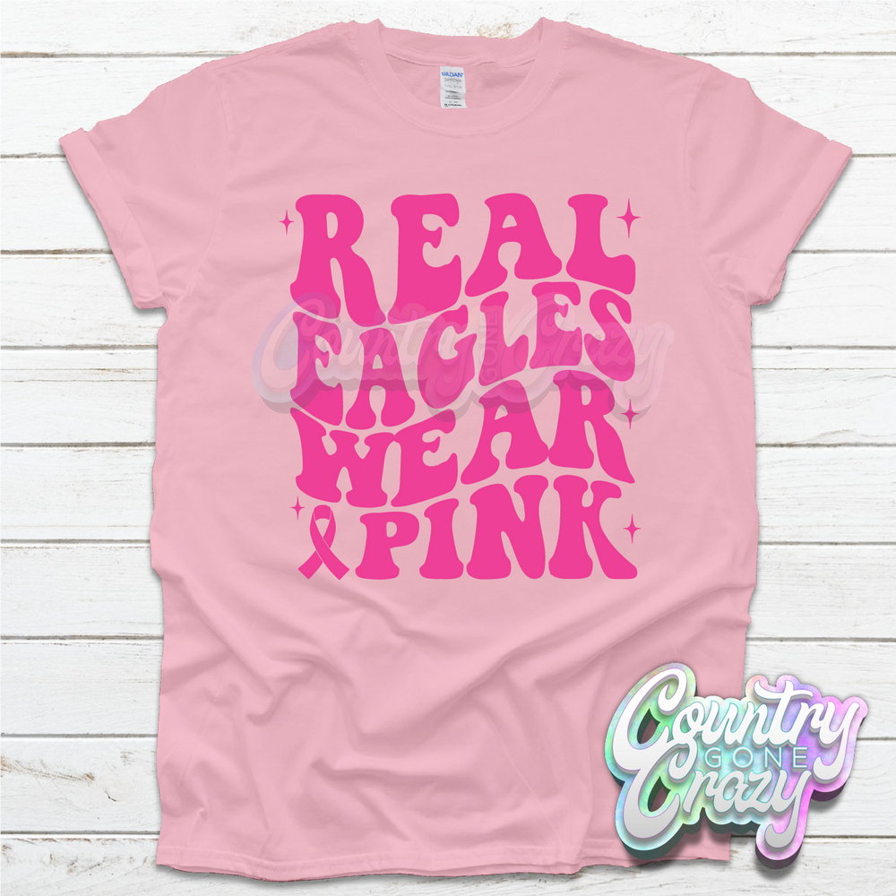 Eagles Breast Cancer T-Shirt-Country Gone Crazy-Country Gone Crazy