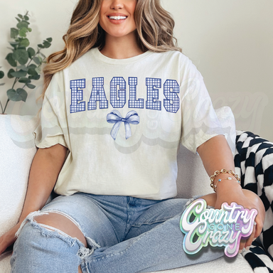 EAGLES PREPPY •• NATURAL T-SHIRT-Country Gone Crazy-Country Gone Crazy