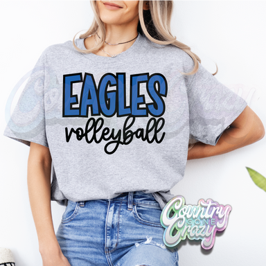 Eagles Volleyball - Sport Grey T-Shirt-Country Gone Crazy-Country Gone Crazy