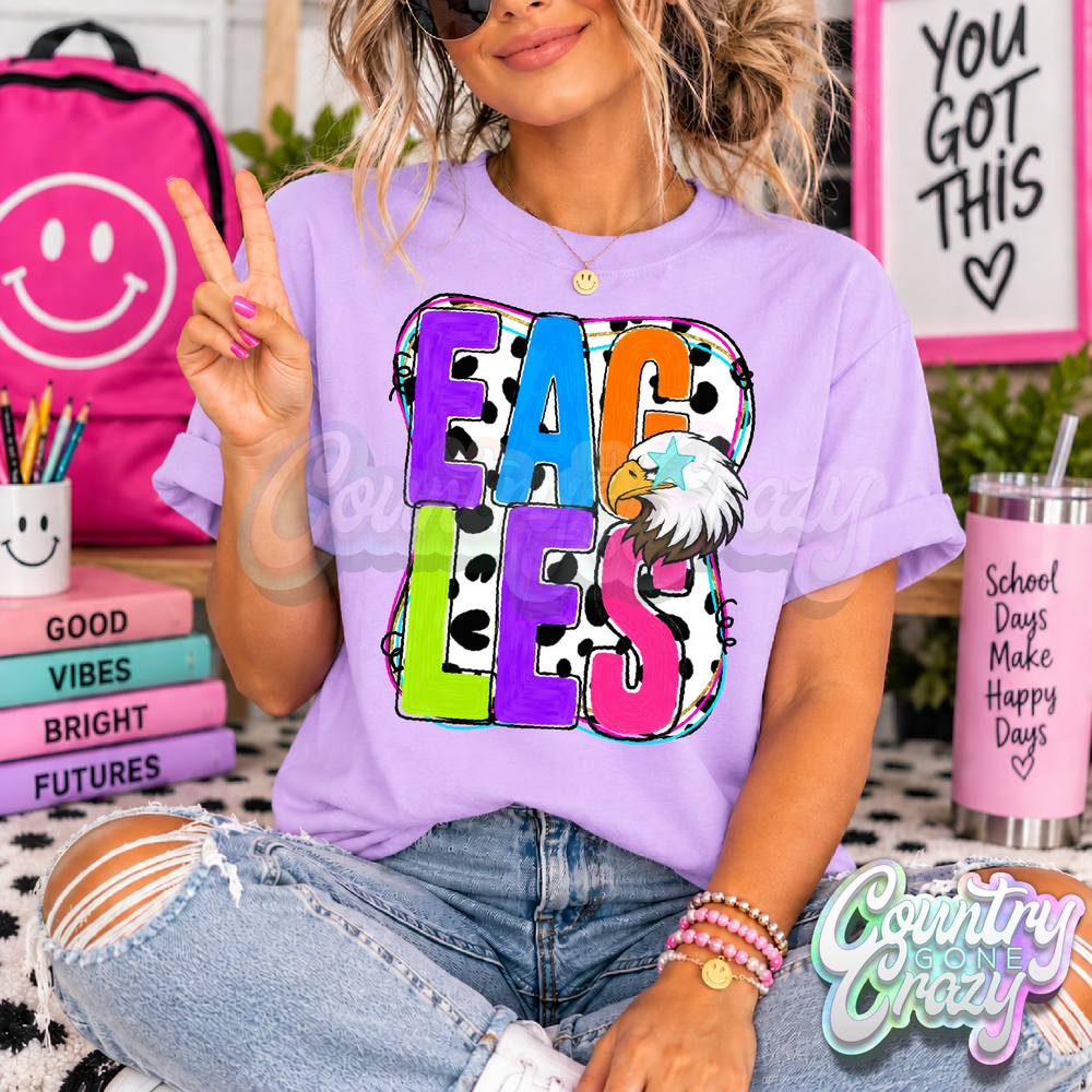 EAGLES ** COLOR POP ** T-SHIRT-Country Gone Crazy-Country Gone Crazy