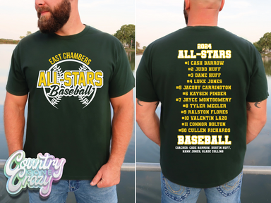 East Chambers All-Stars T-Shirt-Country Gone Crazy-Country Gone Crazy