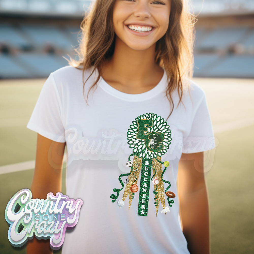 East Chambers Buccaneers Homecoming Mum - T-Shirt-Country Gone Crazy-Country Gone Crazy