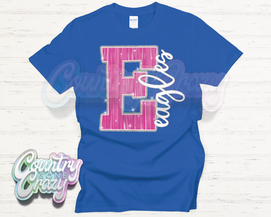 E - eagles - Pink Shimmer // T-Shirt-Country Gone Crazy-Country Gone Crazy