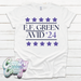 E.F. GREEN AVID '24 - Gildan White T-Shirt-Country Gone Crazy-Country Gone Crazy