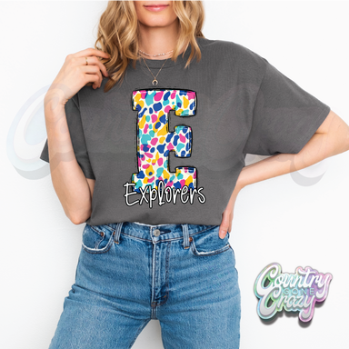 EXPLORERS •• SPOTTY •• T-SHIRT-Country Gone Crazy-Country Gone Crazy