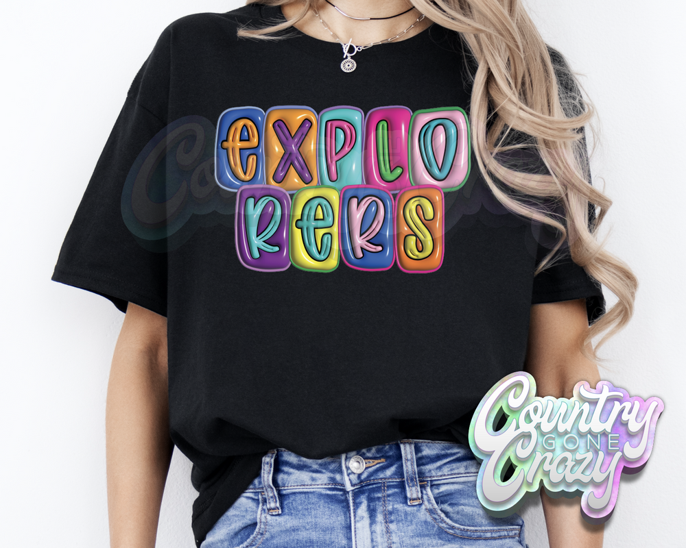 Explorers •• Bubble •• T-Shirt-Country Gone Crazy-Country Gone Crazy