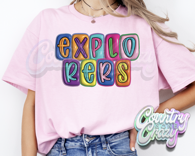 Explorers •• Bubble •• T-Shirt-Country Gone Crazy-Country Gone Crazy