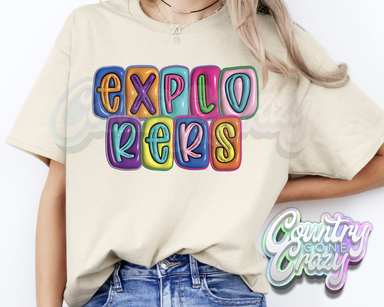 Explorers •• Bubble •• T-Shirt-Country Gone Crazy-Country Gone Crazy