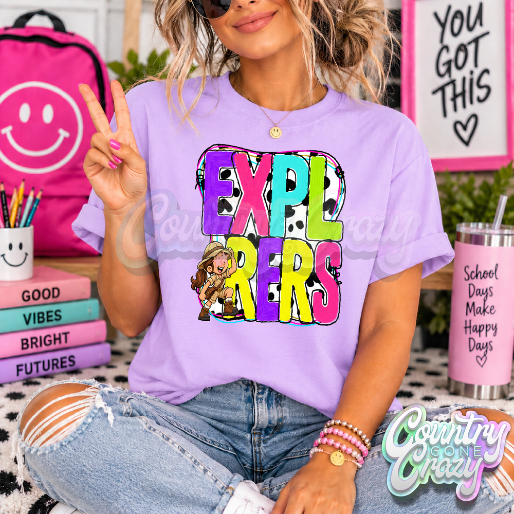 EXPLORERS ** COLOR POP ** T-SHIRT-Country Gone Crazy-Country Gone Crazy